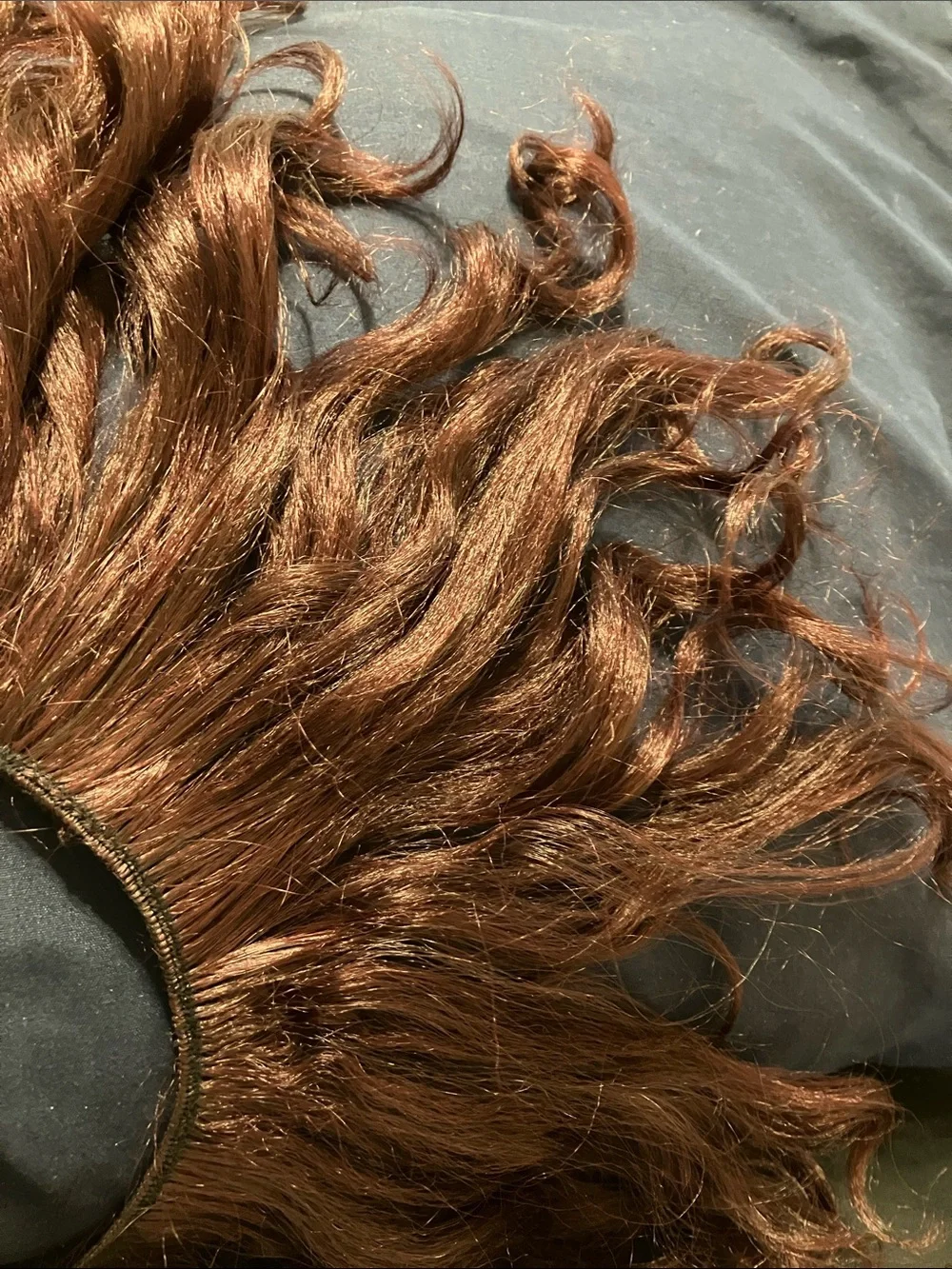 Rich Burgundy Clip-In Hair Extensions – Lustrous Wavy Length